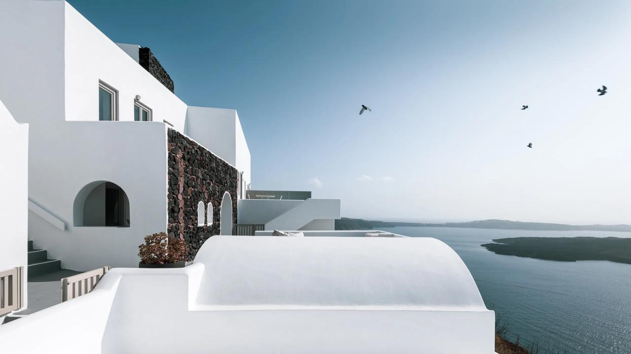 Greek arcitectural background